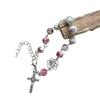 Handmade Round Beads Bracelets Catholic Rosarys Beads Crosses Religious Pendants Bracelets Catholic Jewelry Gift