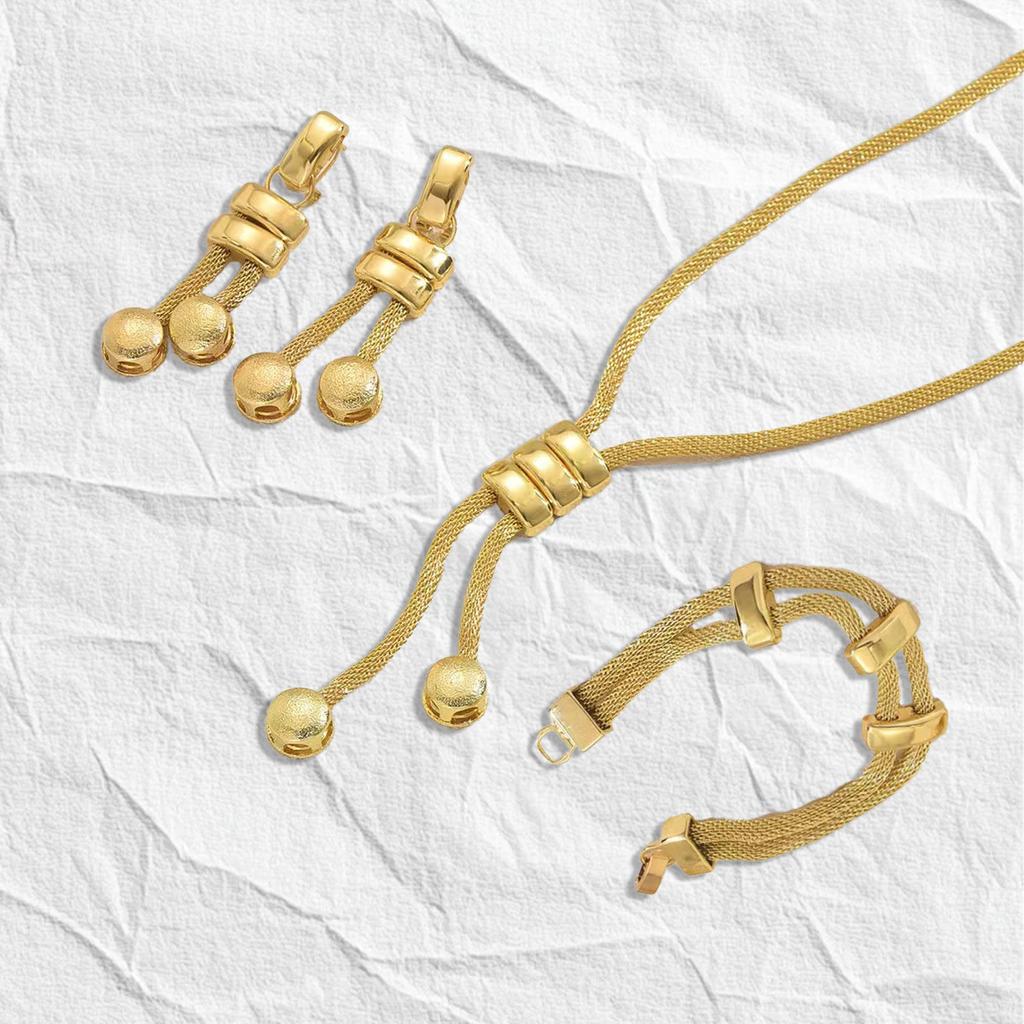 Tassel necklace, women's fashion temperament, light luxury, niche design, collarbone chain, earrings, bracelets