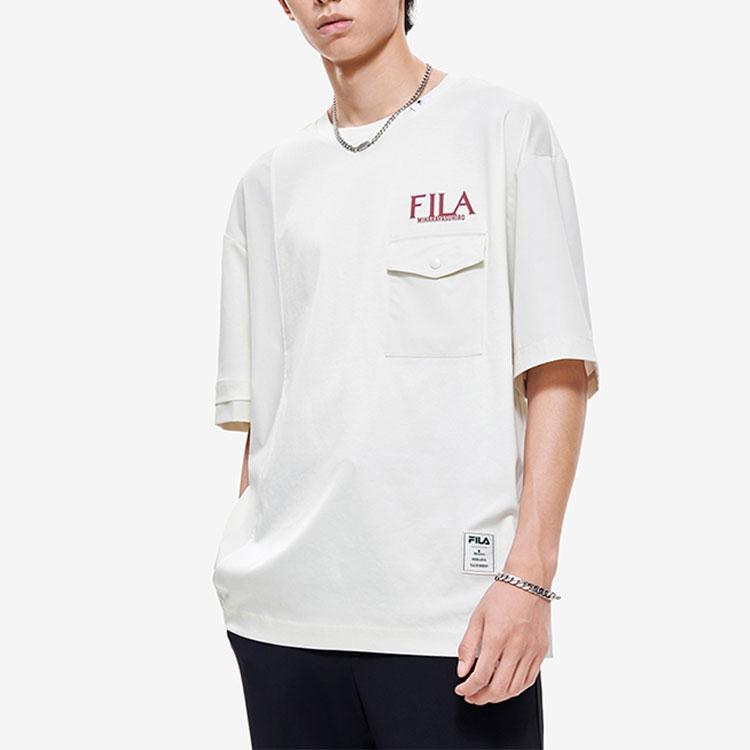 New Mihara Yasuhiro X FILA MIHARA YASUHIRO Collaboration Collection T Shirts Men's Light Mist Gray F11M223109F-GY
