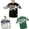 Summer Men T-shirt Letter Print Loose Round Neck Short Sleeves Loose Casual Pullover Youth Student Teenager Daily Wear Sport Top