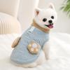 Winter Dog Warm Clothes Plush Dog Vest Coat Fashion Pet Clothes  Puppy