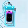 Universal Waterproof Phone Pouch with Sealed Design and Lanyard for Swimming and Diving