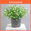 Smith Eucalyptus Robusta Plant With Plastic Flowers For Indoor Home Decor