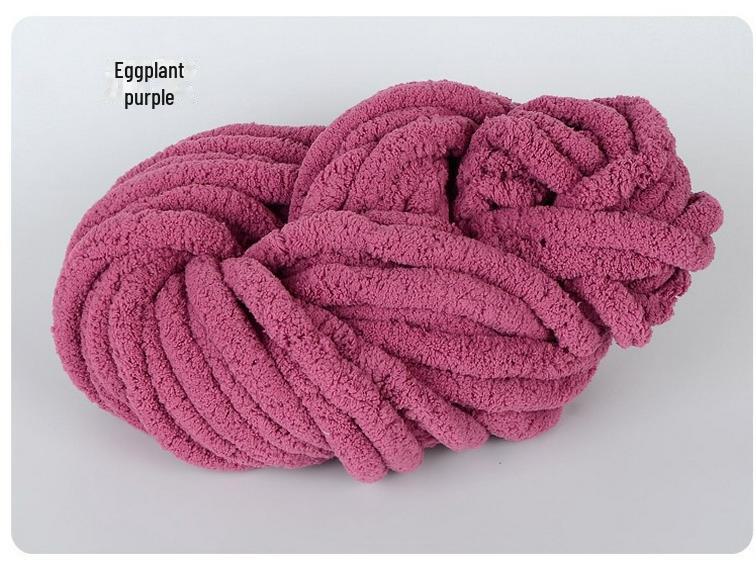 Isländische 2CM Extra Dicke Handgewebte Chenille Eisbar Decke