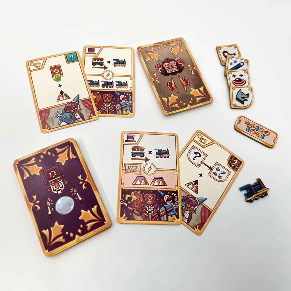 CmonJapan 3 Ring Circus Board Game for Players 1-4
