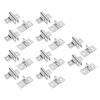 10pcs Wardrobe Security Door Gate Bolt Cold Rolled Steel Door Hasps Latches Thicken Locker Padlock Hasp Easy To Install