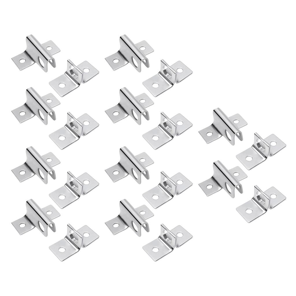 10pcs Wardrobe Security Door Gate Bolt Cold Rolled Steel Door Hasps Latches Thicken Locker Padlock Hasp Easy To Install