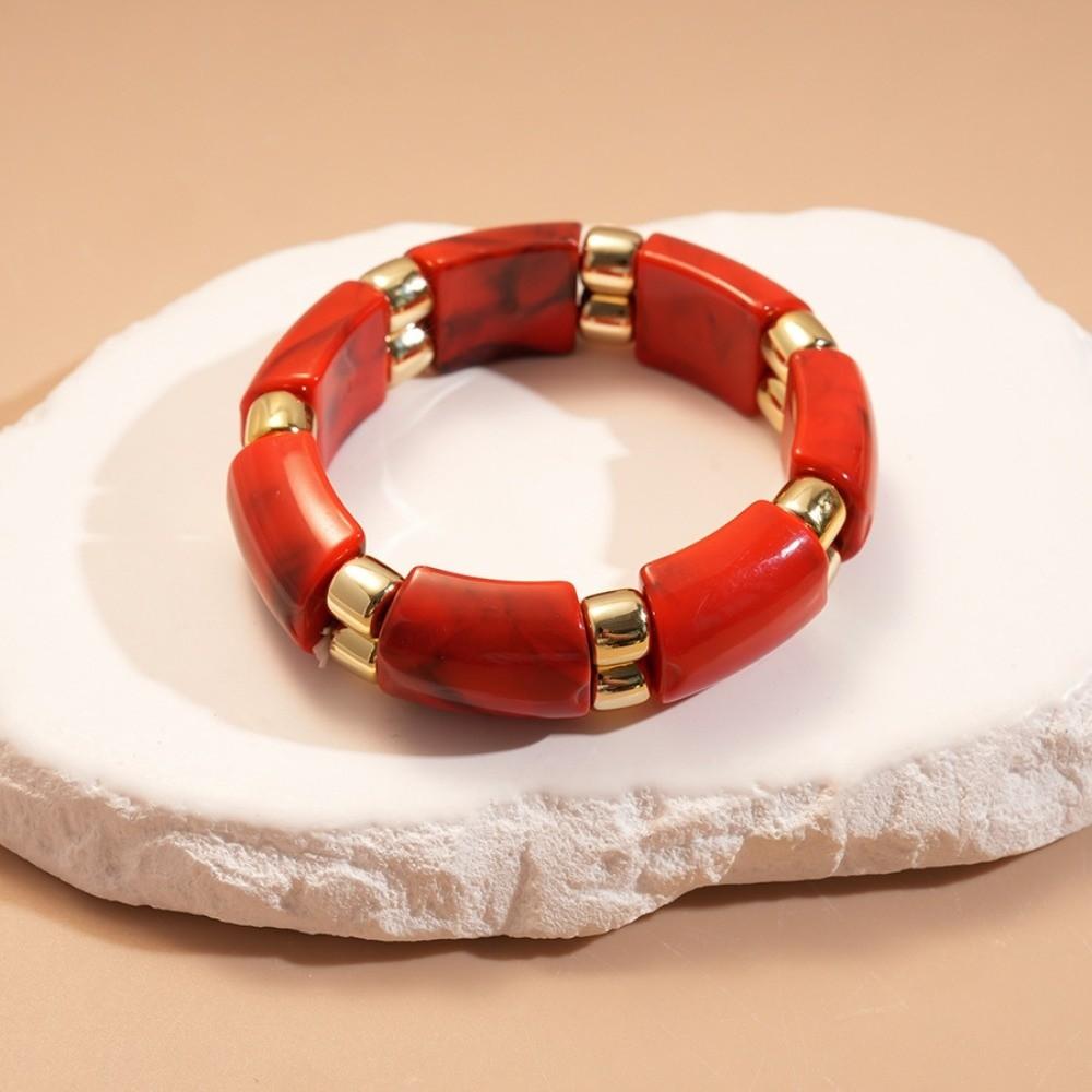 Wide Acrylic Bangle Bohemian Retro Hand Ring Unique Wide Chunky Bangles  Summer