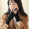 Autumn Winter Knitted Gloves Half Finger Warm Gloves  for Women Soft Warm Half Finger Handschoenen Unisex Guantes