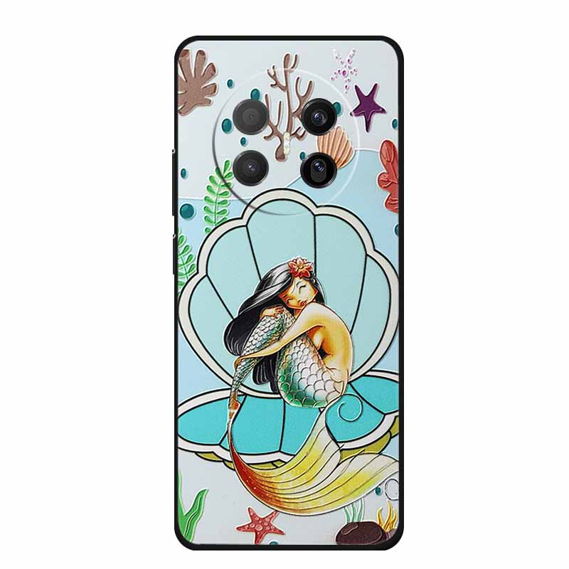 3D Emboss Case For Huawei Mate 70 Air 5G Phone Case Coque Flowers Silicone Soft Back Cover For Huawei Mate 70 Air 2025 Case Capa