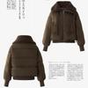 Women's Winter Thick Warm Down Jacket with Large Lapel