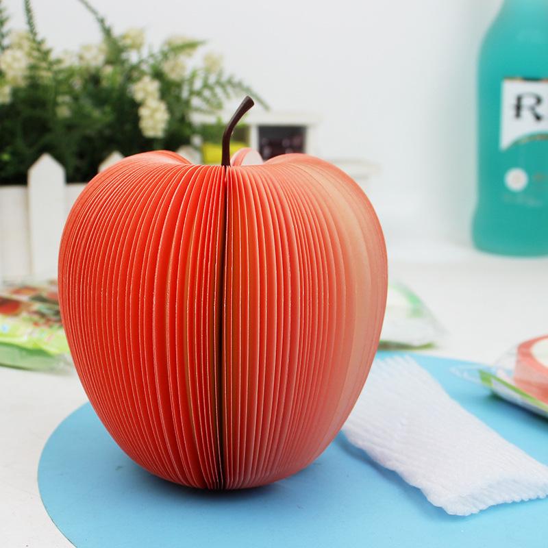 3D Fruit Sticky Notes - Cute & Colorful 3D Fruit Designs, Self-Adhesive Removable Notes for Office, Classroom, Home