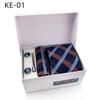 Men'S Tie Gift Box 6-Piece Set Tie Pocket Towel Scarf Cuff