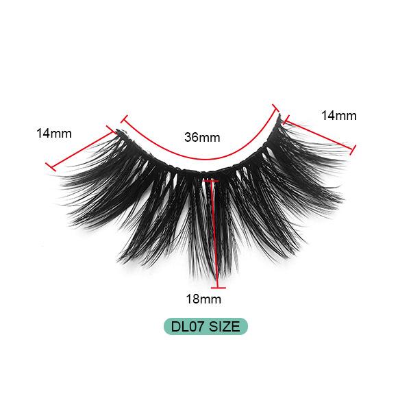 6D Chemical Fiber False Eyelashes 8 Pairs Of Simulated Thick Natural Thick Grafted Eyelashes