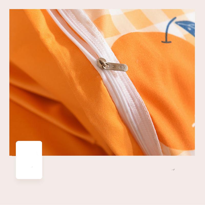 Four-piece Bedding Washed Cotton Single Double Student Three-piece Bed Linen Quilt Cover Pillowcase