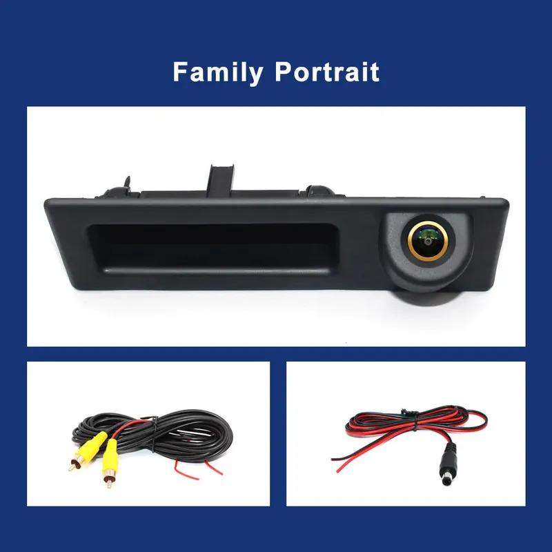 Kofferraumgriff 1080P Fischaugen-Rückfahrkamera für BMW 2er 3er 5er 7er X1 X3 X4 X5 F30 F32 F36 F10 F11 F25 F48 Parken Rückwärts