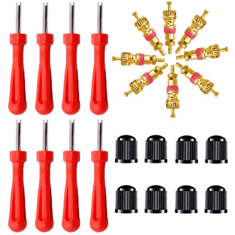 24/12/1Pcs Tire Valve Core Removal Tools Tyre Valve Core Wrench Spanner Tire Repair Core Screwdriver for Car Bicycle Motorcycle