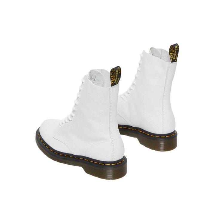 Dr. Martens 1490 Virginia Leather High Boots 'White' Women's 27261113
