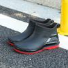 2024 New Fashion Outdoor Men's Rain Boots Unisex Rain Shoes Male Slip On Waterproof Working Shoes Fishing Boots Women Rain Boots