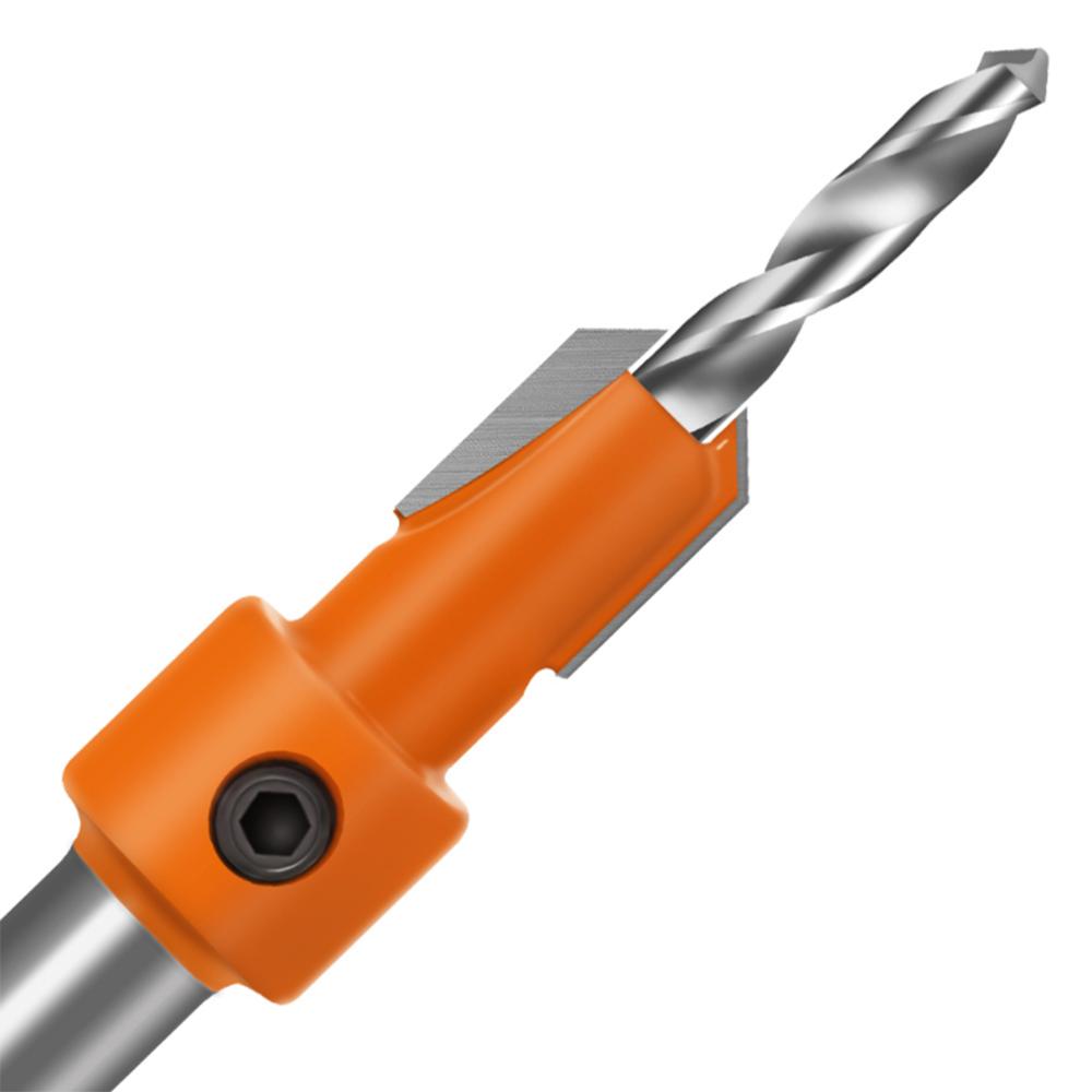 1PCS 8/10mm Shank HSS Woodworking Countersink Router Bit Screw Extractor Remon Demolition for Wood Milling Cutter