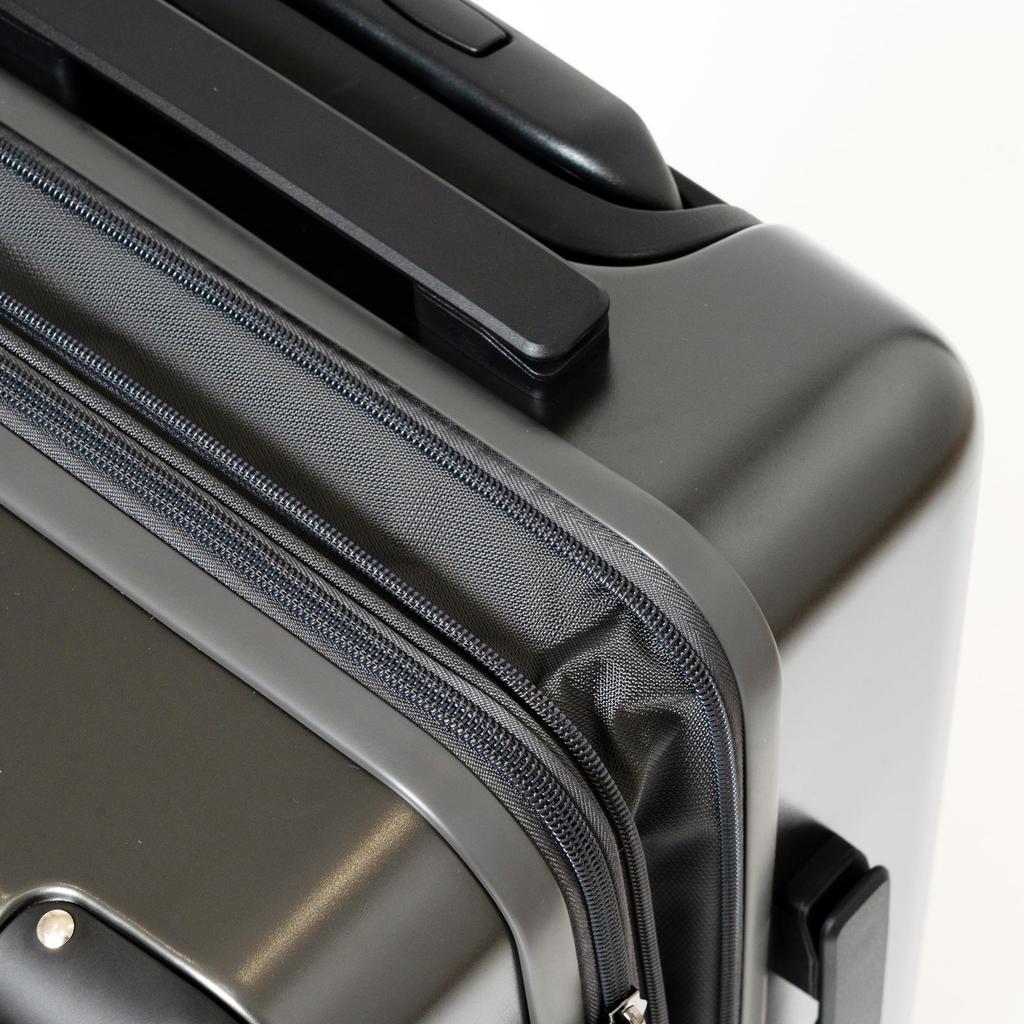 Small Double Green [Logospark] Carry-on Suitcase, Size, 36L, Quiet, Casters, 2.8kg,