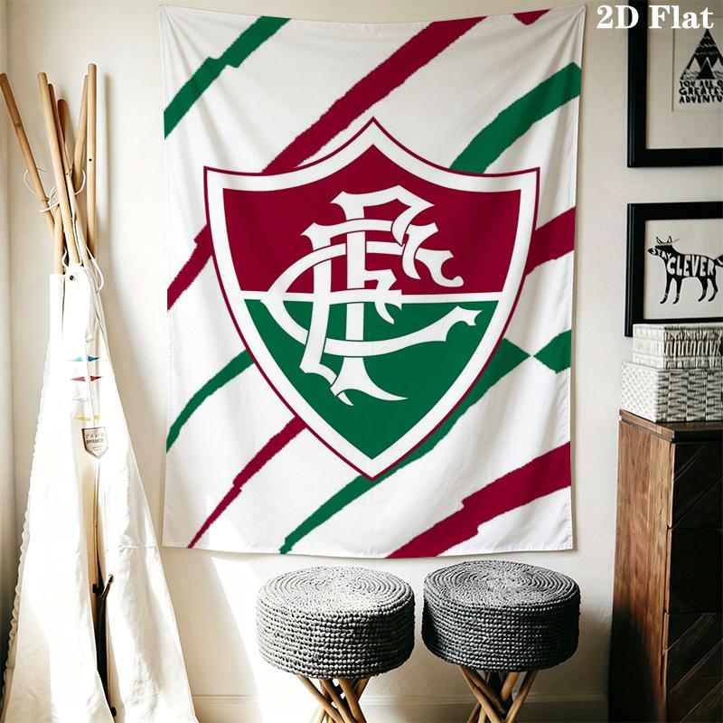 Fluminense Wall Tapestry Aesthetic Wall Hanging Printed Fabric Blanket Decorative Tapestries for Bedroom Living Room Home Decor