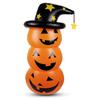 Halloween Pumpa Tumbler 55.1in PVC Söt Uppblåsbar Halloween Pumpa Dekoration för Utomhus eller