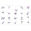 40Pcs Flower Decals Easily Peel Off Durable Waterproof PET Multi Purpose PET Plants Stickers for Scrapbook DIY Craft