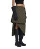 TRUNK PROJECT Detachable Quilted Skirt_Khaki