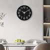 Glow In The Dark Clock Decorative Hanging Timepiece 30cm Night Light Wall Luminous Numbers for