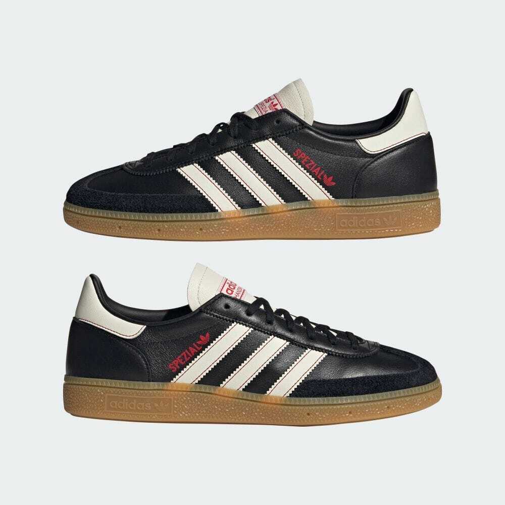 JH6397 Adidas Originals Handball Spezial Core Black Off White Gum (Men's)
