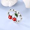 Authentic copper Rings Ideal For Women Love Bow Crown Rose Star Shape Moon Snake Adjustment Ring Engagement Wedding Jewellery Gift