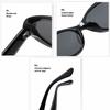New Elliptic Frame Women Sunglasses UV Protection UV400 Retro Sunglasses Anti-Reflective Black Shades Driving