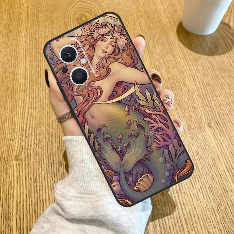 

Vintage Alphonse Mucha Art Funda For OPPO Reno 7 8 Lite 14 F 13F 12F 11F 13 12 11 10 Pro OPPO Find X9 X8 X6 X5 Pro Case OPPO Reno13