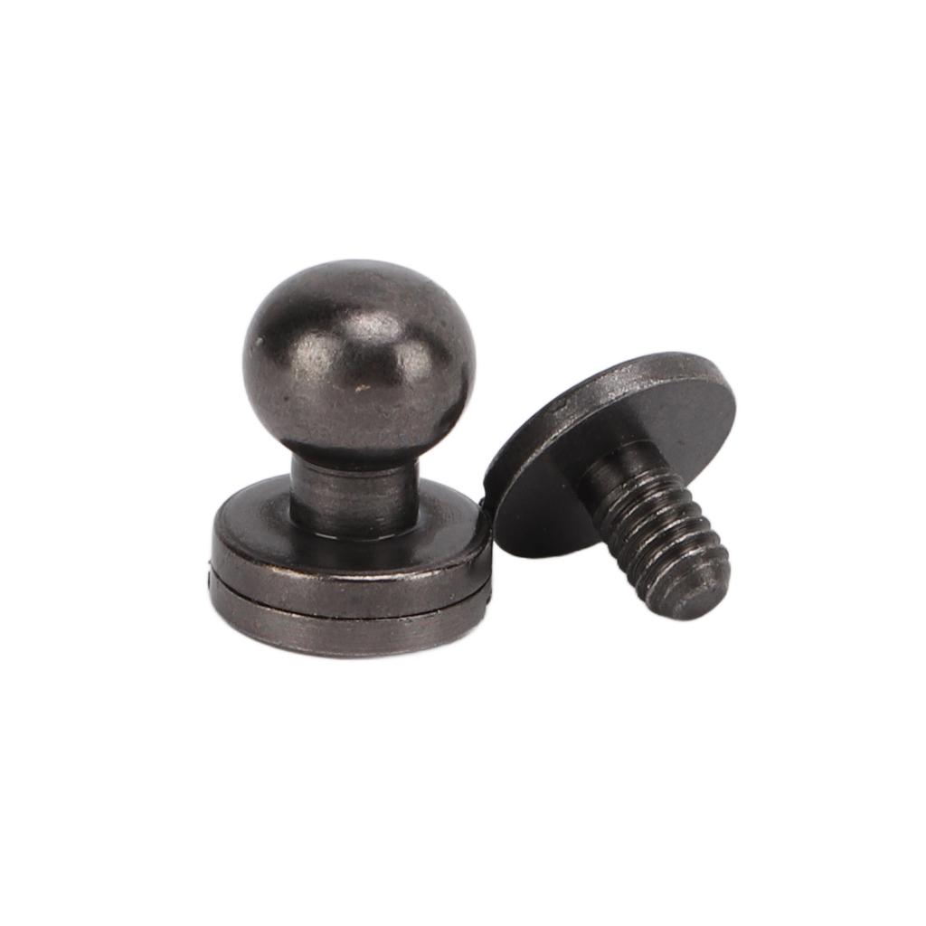 20set Brass Rivets Rust Resistance Round Head Screws Accessories for Handbags Shoes
