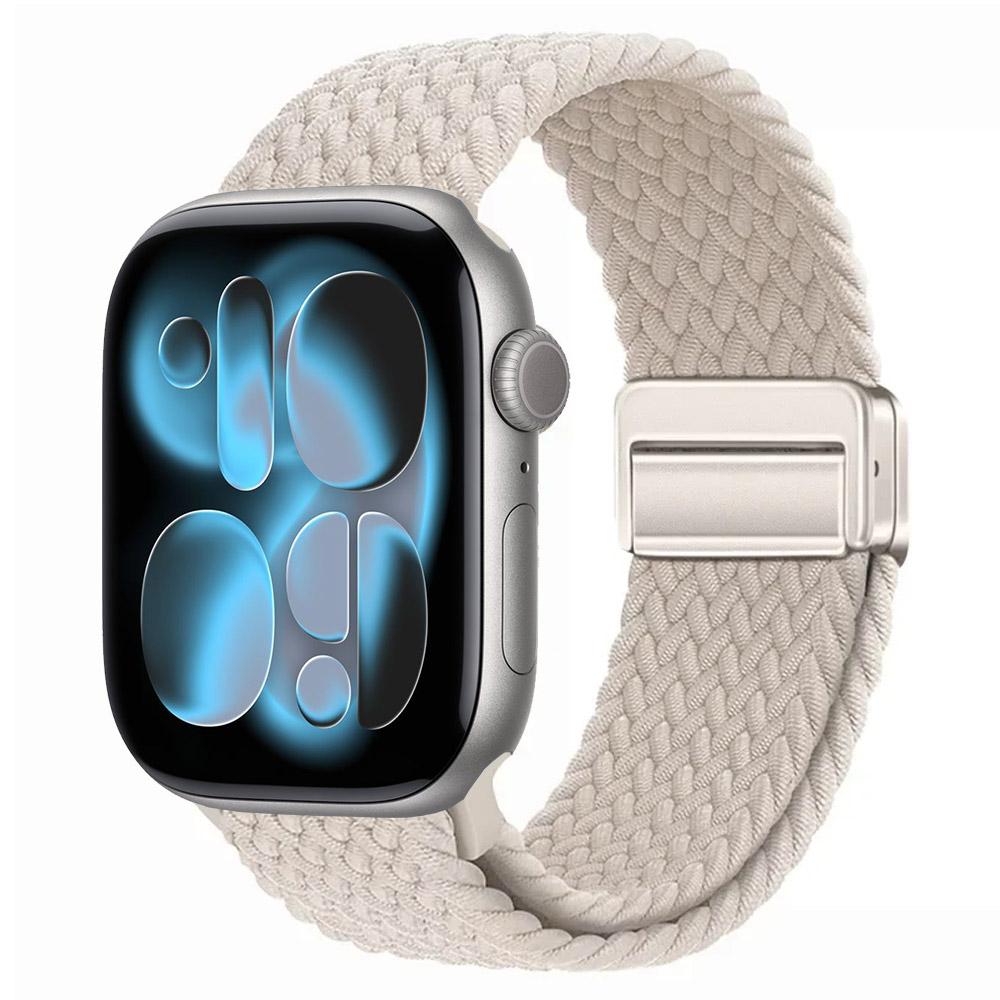 Nylon Strap for Apple Watch 11 10 46mm 42mm/Ultra 3 2 1 49mm Magnetic buckle Wristband iWatch 9 8 7 6 5 4 SE 45mm 44mm 41mm 40mm