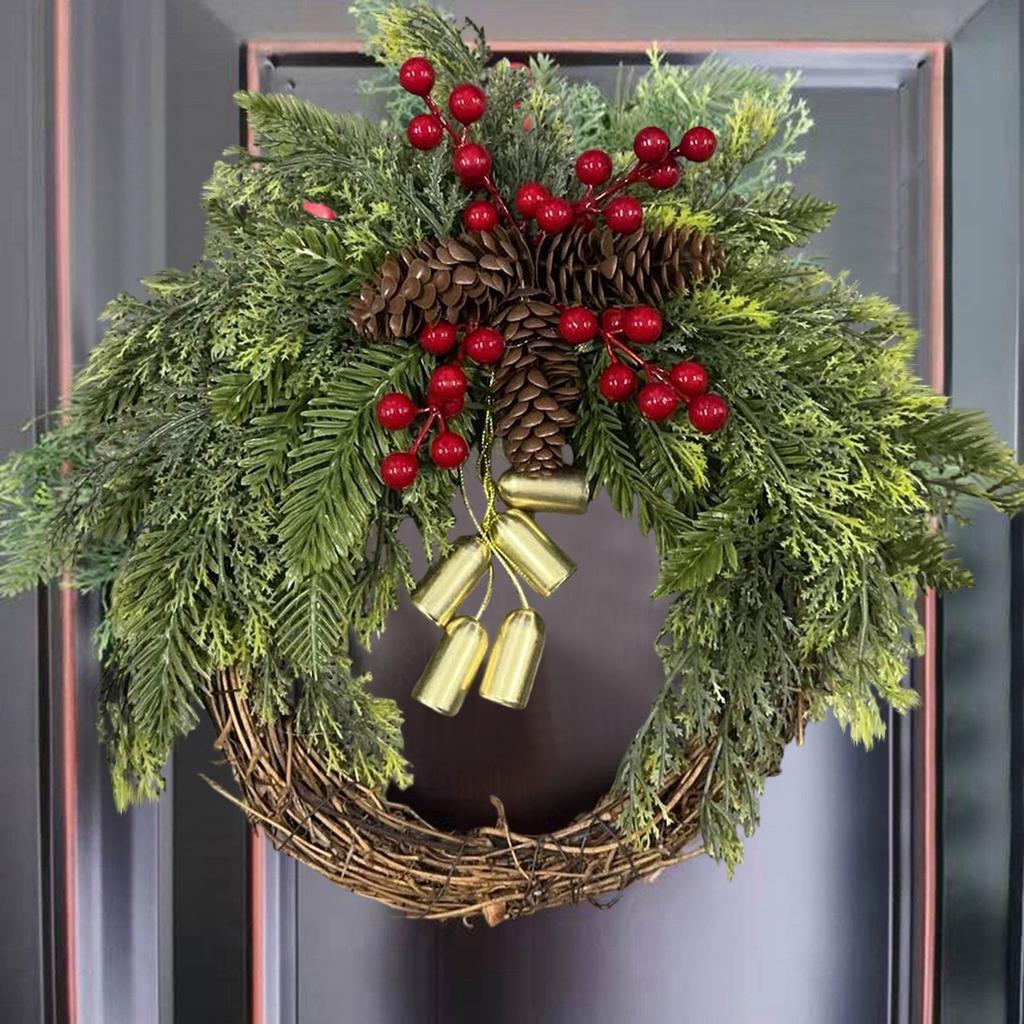 Christmas Wreath Boho Wreath Christmas Day Wreath Home Decoration Door Wall Decoration