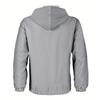 Mens Loose Fit Hooded Reflective Jacket Cycling Outdoor Wear