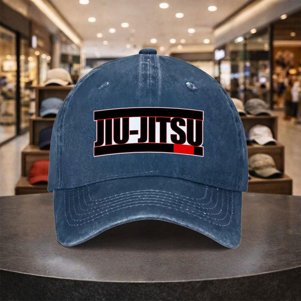 Men Women Brazilian Jiujitsu Themed Baseball Cap Retro Jiujitsu Gi Print Snapback Hat Lightweight Suitable For Training