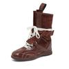 Casual retro versatile boxing Martin boots women's new versatile round head lace-up sports