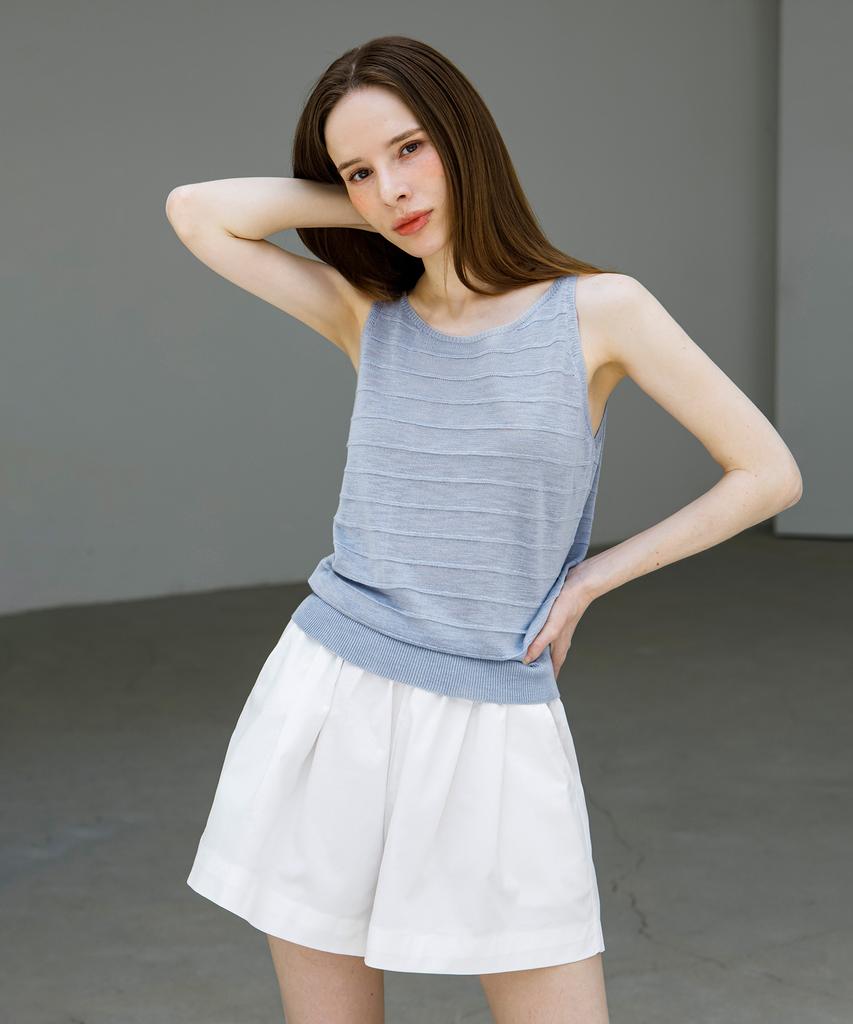 HYFVE Viscose Airy Sleeveless Knit Top
