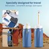 Cleaning Artifact Travel Bidet 400ml Large Capacity Collapsible Handheld Bidet Foldable Leak-Proof Toilet Sprayer