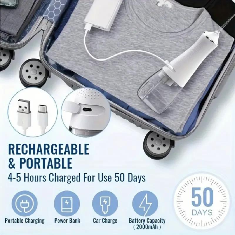 Water Flosser for Teeth Cleaning and Flossing 300ml Water Tank 3 Modes Cordless Rechargeable Oral Irrigator for Home Travel