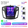 8Core 2 Din Android 12 Car Radio for Ford Focus 3 Mk 3 2011 2012 - 2019 Multimedia Video Player 2Din Carplay Auto Stereo DVD