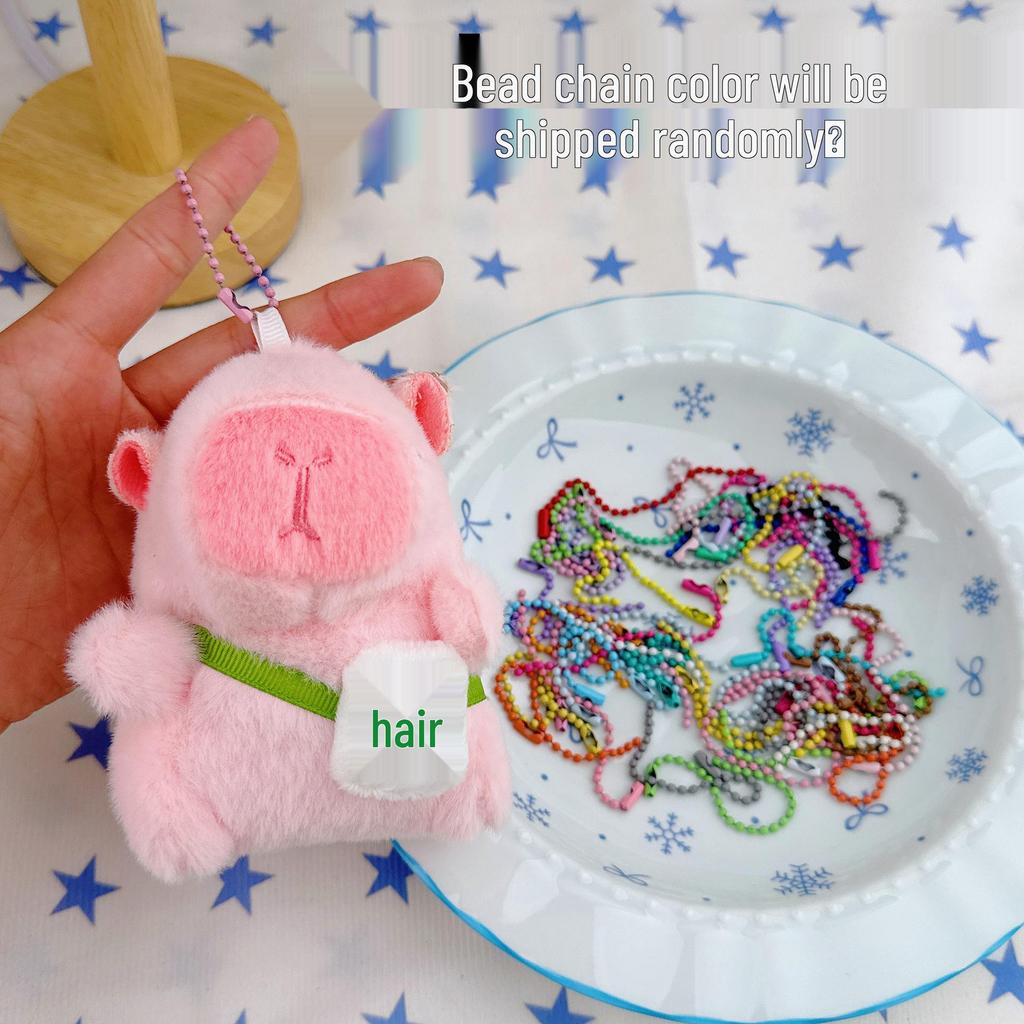 Pingente Capivara Chaveiro de Pelúcia - Presente de Aniversário Boneca de Pano