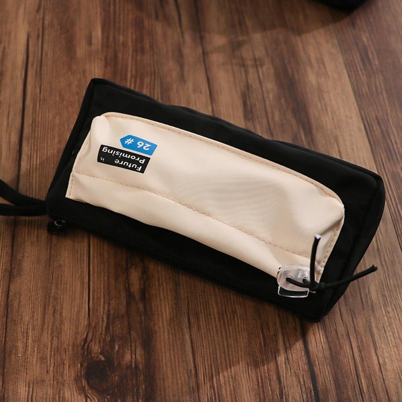 Waterproof Multi Layer Pencil Case Stationary Pen Storage Bag Pen Pencil Bag Large Capacity Cosmetic Travel Storage Bag School
