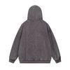 Oversized Washed Hoodie Men Women Streetwear Cotton Blend Heavyweight 450g Fleece Lined Loose Fit Winter Sweatshirt