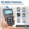RJ45 Network Cable Tester, VXSCAN Multifunction Poe Ethernet Cable Tester Kit for CAT5e/CAT6/CAT6a, Network Cable Continuity Tester DC Power & Switch