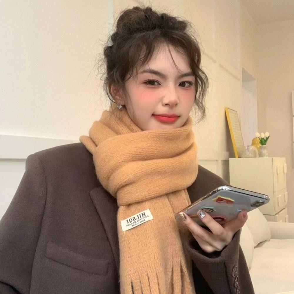 Warm Long Tassel Scarves Soft Shawl Wrap Fashion Winter Cashmere Scarf  Women