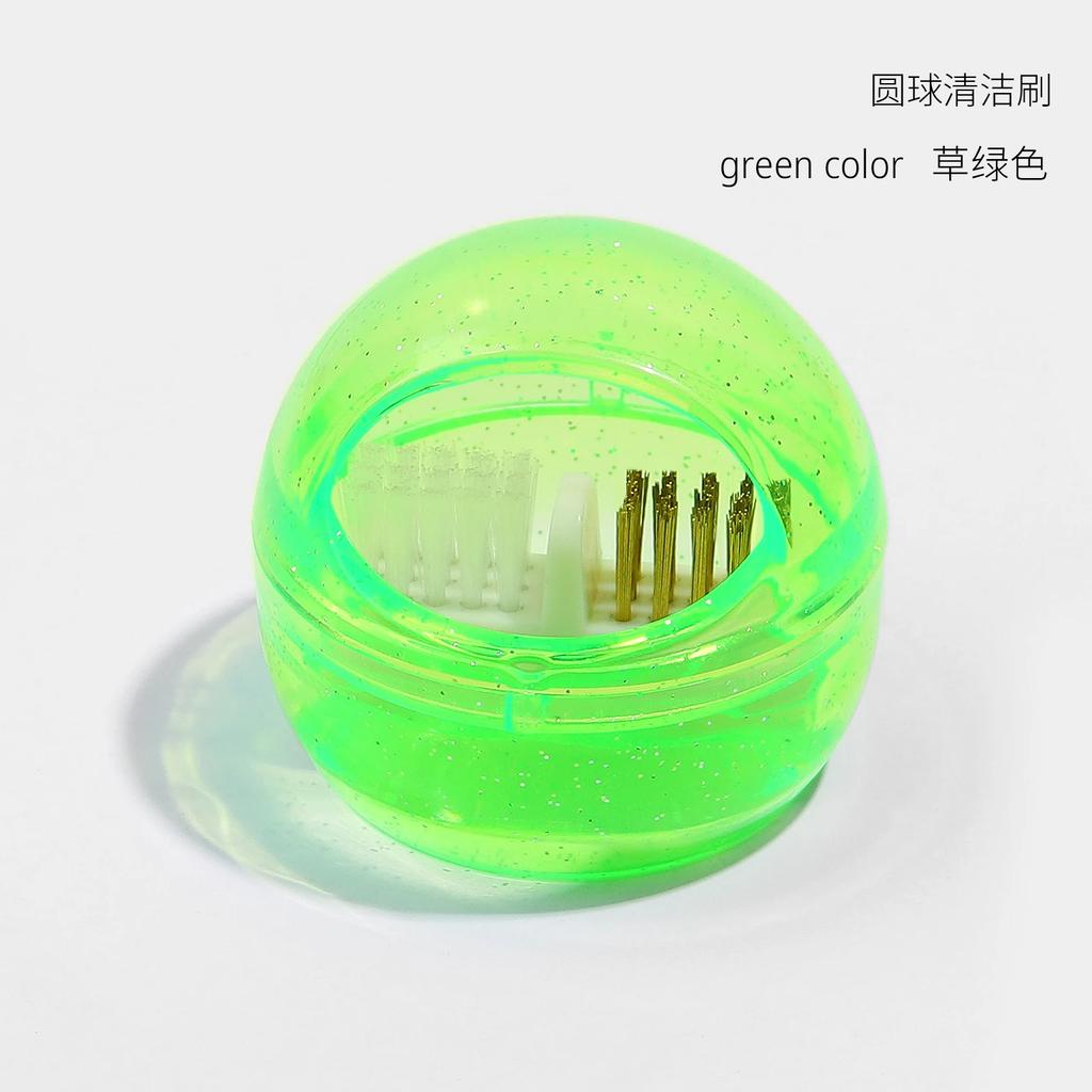 1Pc Soft and Hard Copper Wire Nail Drill Brush Cleaning Box Remove Powder Grinding Head Nail Art Drilling Bits Care Cleaner Tool